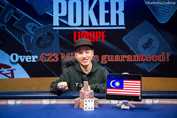 Chin Wei Lim grabbed a bracelet in the super high roller.
