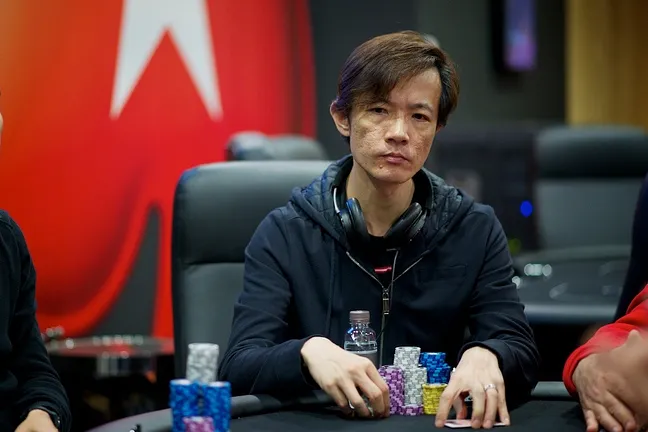 Day 1b Chip Leader, Peter Chan