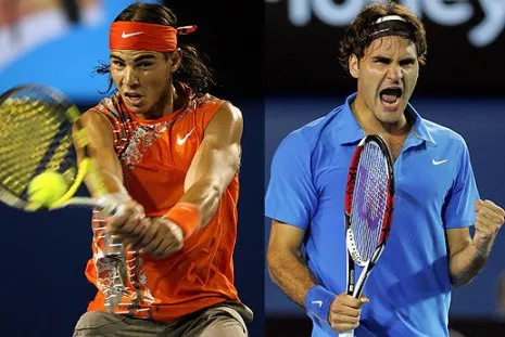 Rafael Nadal et Roger Federer