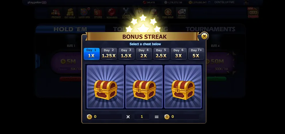 Free Gold - PlayPokerGO