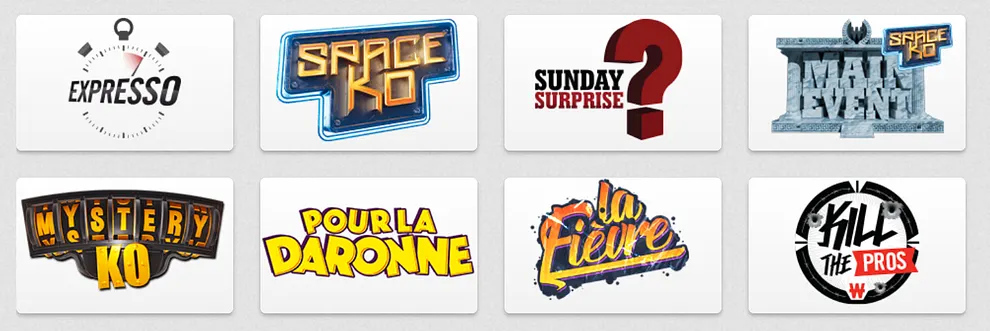 Tipos de torneios disponíveis na Winamax Poker