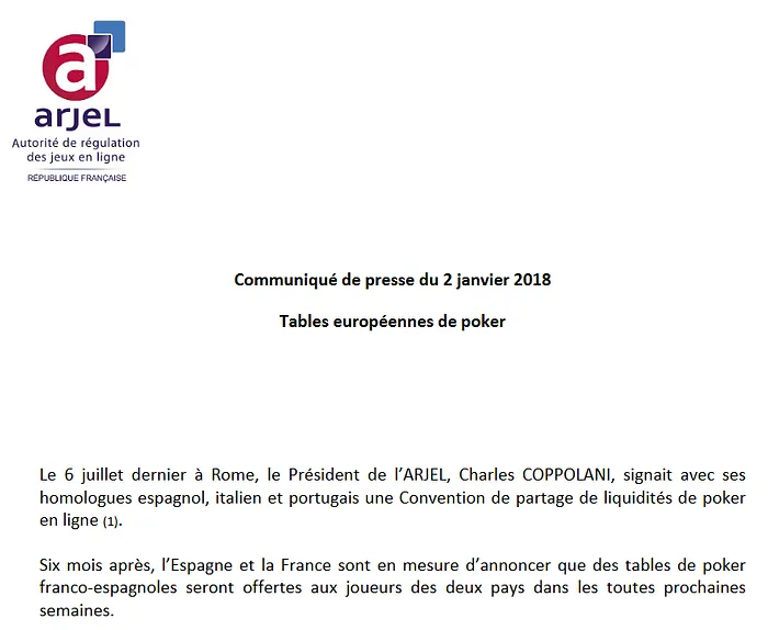 França e Espanha Preparam-se para Partilhar Liquidez no Poker em Breve 101
