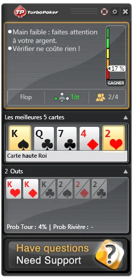 Poker Coach : Vue d'ensemble