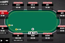 WPT GTO Trainer gives you strategy tips when you are Facing a Tough Button