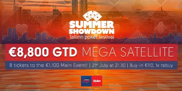 Olybet Mega Satellite to Summer Showdown Main Event