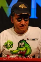 Billy the Croc playing last night in the Australian Bad Boys of Poker