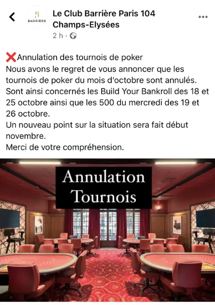 Post Instagram Club Barrière