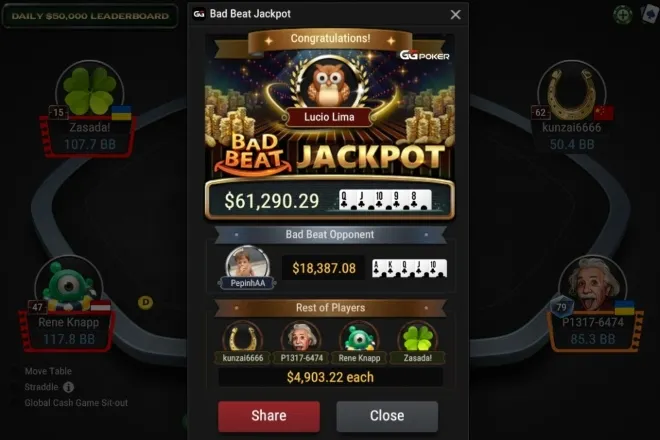 Bad Beat Jackpot
