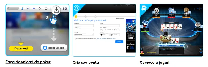 passo a passo download 888poker