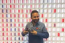Daniel Negreanu with PokerStars EGR award