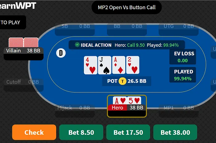 Learn WPT GTO Trainer