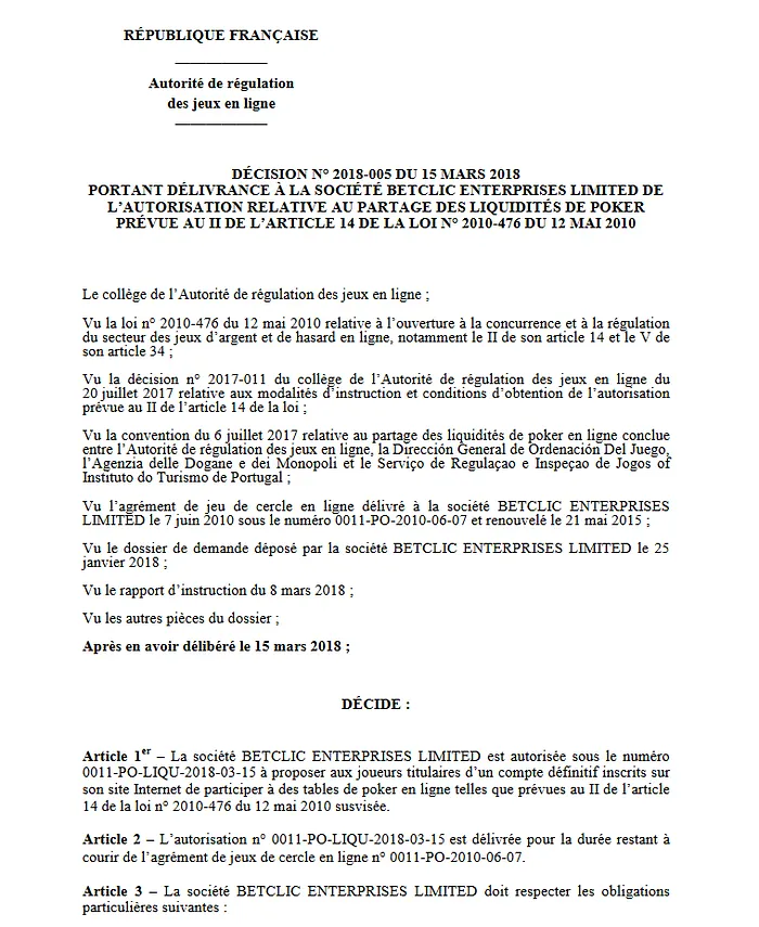 Betclic Everest Group e Kindred Group com Licenças para o Mercado Partilhado 101