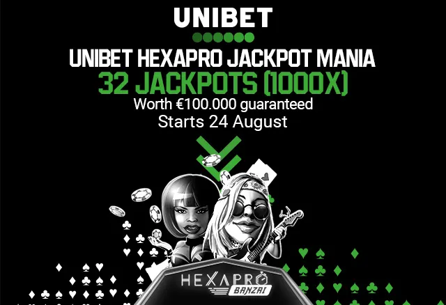 Unibet Hexapro Jackpot Mania