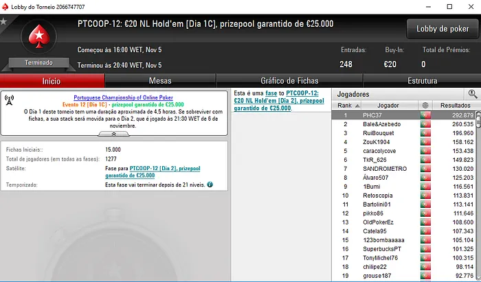 PTCOOP: gui11gui Conquista Evento #14 de Heads-Up & Mais 101
