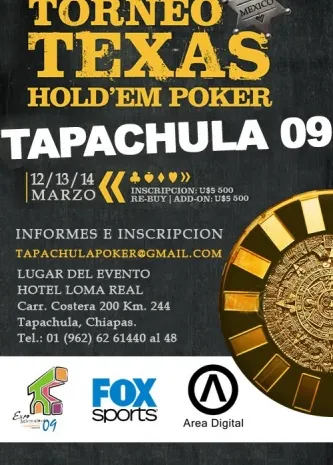 Torneo de póquer en Tapachula, Chiapas, transmitido por televisión 0001