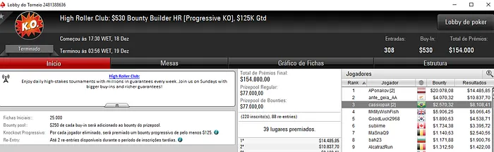 Cássio "cassiopak" Kiles Detona High Rollers Club do PokerStars & Mais 102