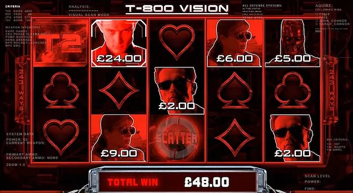 Play Terminator 2 Slots Game For Free