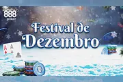 Chegou o Festival de Dezembro! Freerolls de €500 todas as semanas na 888poker.pt