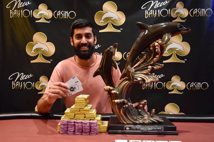 Sandeep Pulusani made a comeback heads up to win Bay 101 Shooting Star.