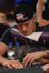 Greg Mueller finished Day 1 action in the top ten in chips