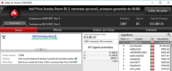 zlleitao Conquista Half Price Sunday Special €100 (€3,420) & Mais 102