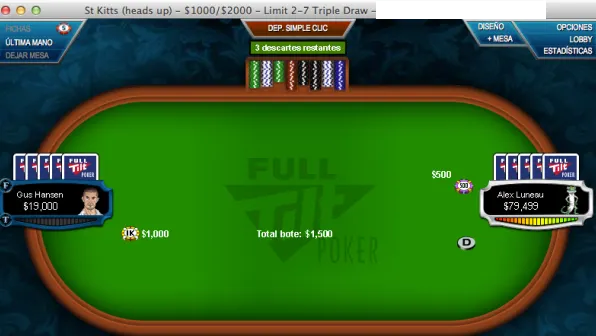 Lleno hasta la bandera en la reapertura de Full Tilt 102