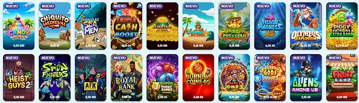 Juegos en Piñata Casino España