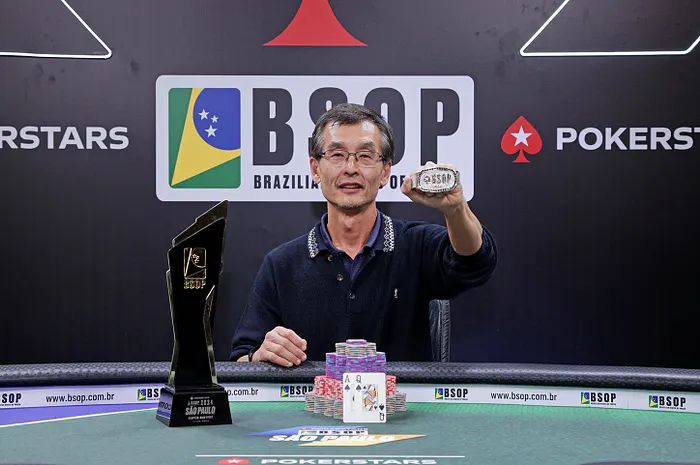 Ricardo Nakamura é o grande campeão do Main Event do BSOP São Paulo