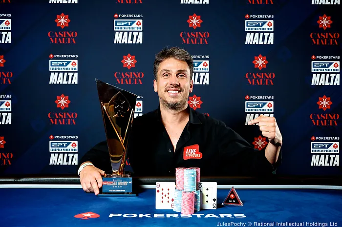 André Moreira campeão do €10.300 High Roller do EPT Malta