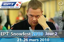 EPT Snowfest Jour 2 : Johannes Strassman sera chipleader au départ du Jour 3 avec 747.000 jetons sur 85 joueurs survivants.