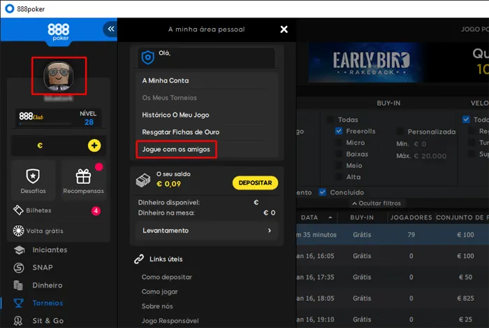 jogar poker online com amigos na 888poker