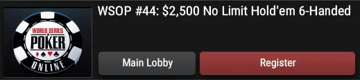 Event #44: $2,500 NLHE 6-Handed