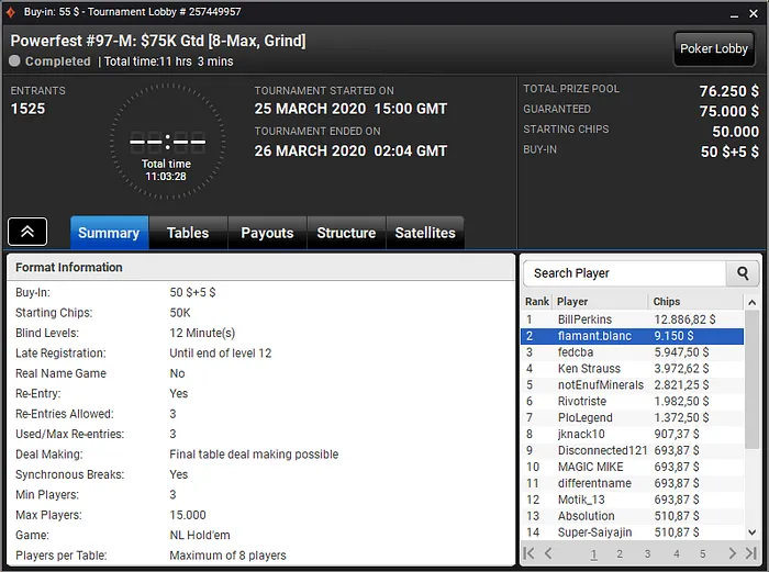 Pedro Olaio partypoker