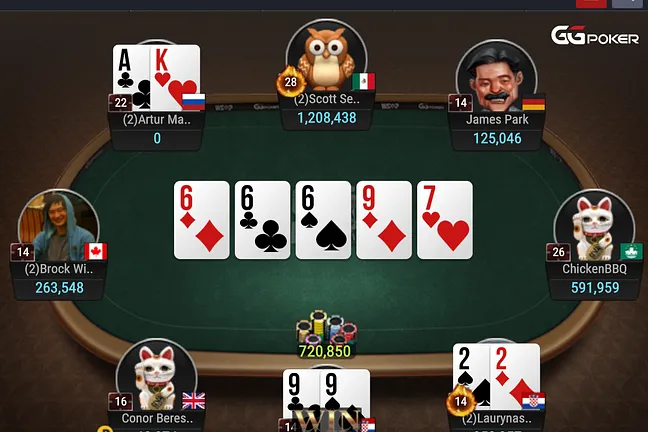 Martirosian eliminated in 3-way all in