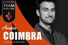 André Coimbra é o Novo Membro da partypoker Team Online