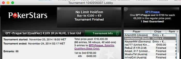 Show de João Simão - Crava Duas Entradas para o European Poker Tour & Mais 101