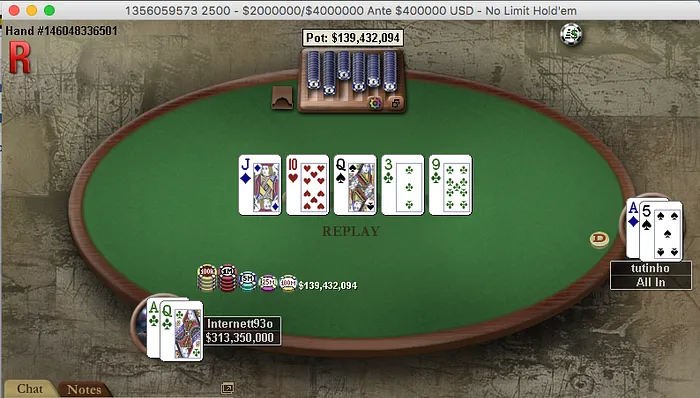 Heads-up Brasileiro no Sunday Million .000.000 Garantidos 101