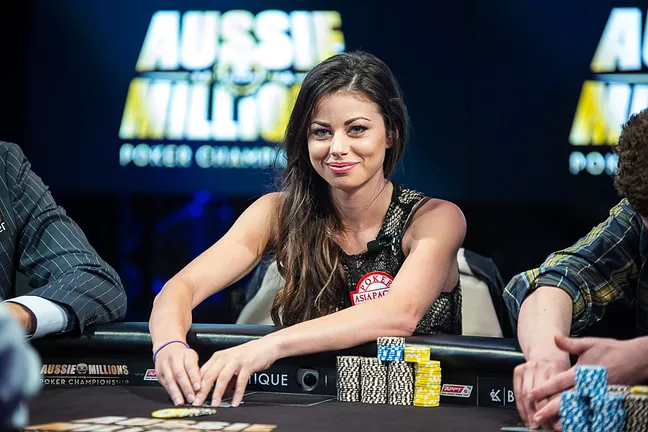 Samantha Abernathy at the 2016 Aussie Millions Final Table