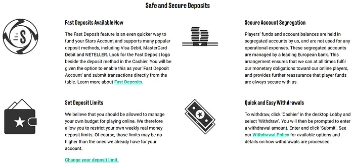 PokerStars Ontario Payments