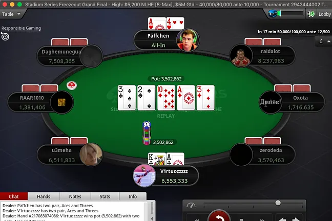 Päffchen eliminated by V1rtuozzzzz