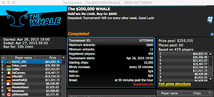 PieTro_925 Crava 0,000 WHALE (k) & Yuri "NerdGuy" Martins Crava Sunday 2nd Chance... 101