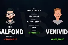 Phil Galfond has had a tough run of it in the second week of his match with Venividi1993.