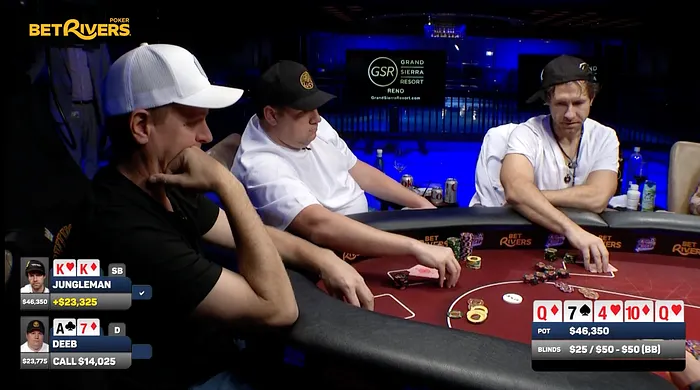 Who Won? Shaun Deeb & Dan "Jungleman" Cates Get Into It at Hellmuth's Home Game 105