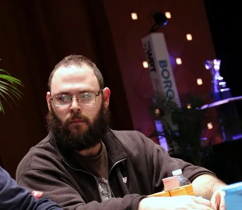 Jesse Cohen on Day 2 of Event #8 at the Borgata Winter Poker Open
