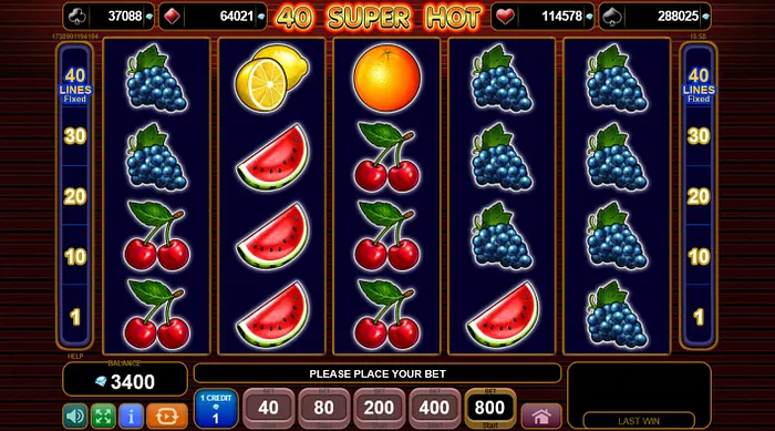 40 super hot egt slot online play free