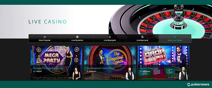 Sky Casino Live Dealer Games