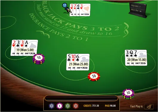 Blackjack online