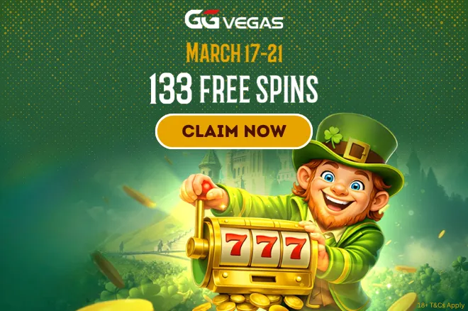 GGVegas Celebrates St. Patrick’s Day with 133 Free Spins for New Players