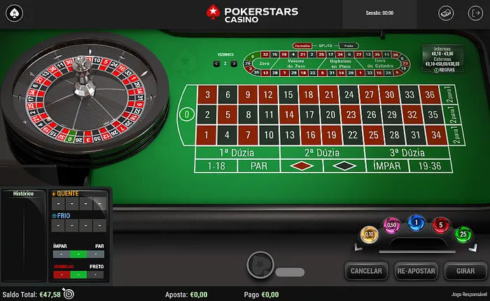 Roleta Online PokerStars Portugal