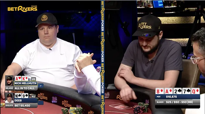 Dan “Jungleman” Cates Gets Wrecked at Hellmuth’s Home Game 102